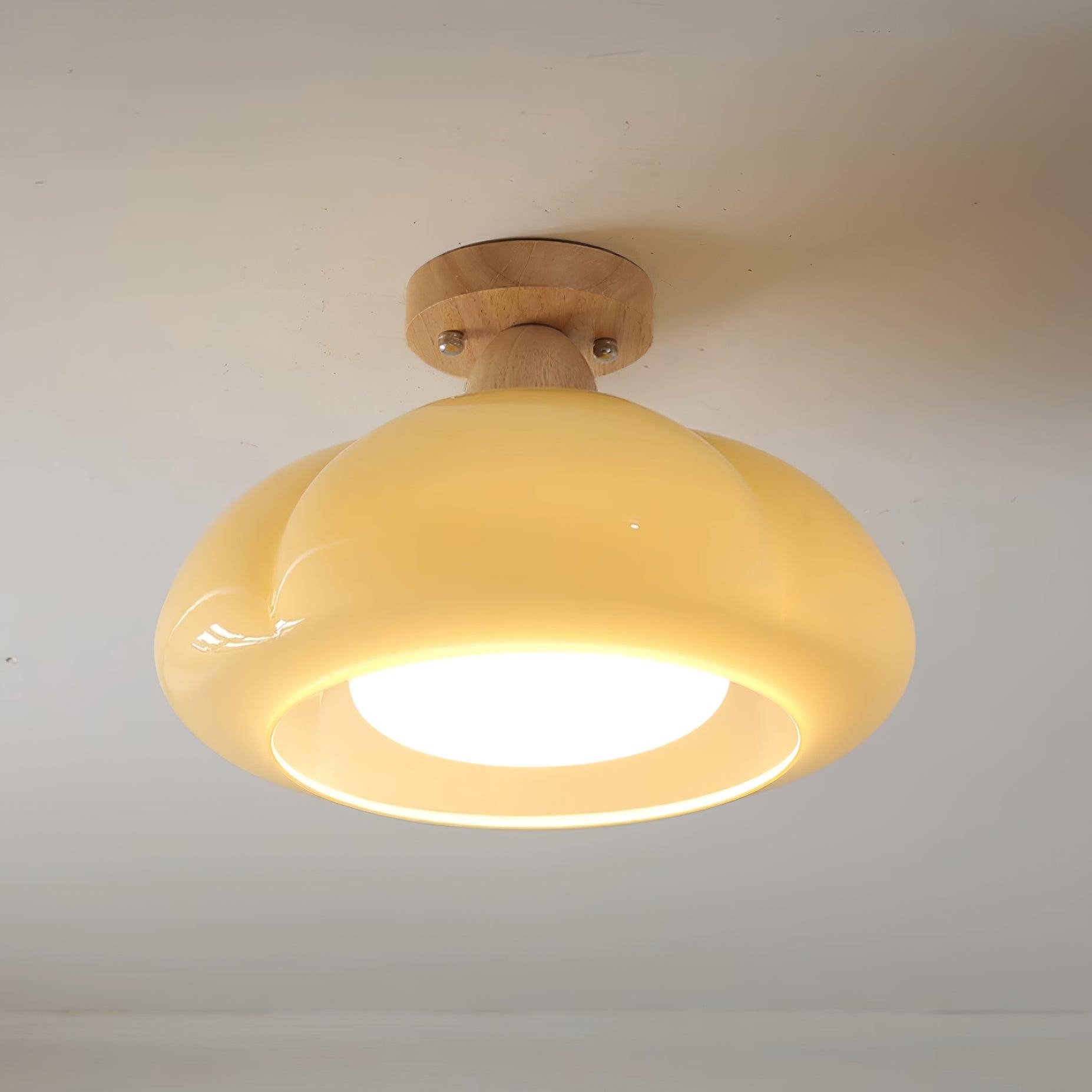 Pumpkin Glass Ceiling Light For Kitchen K320
