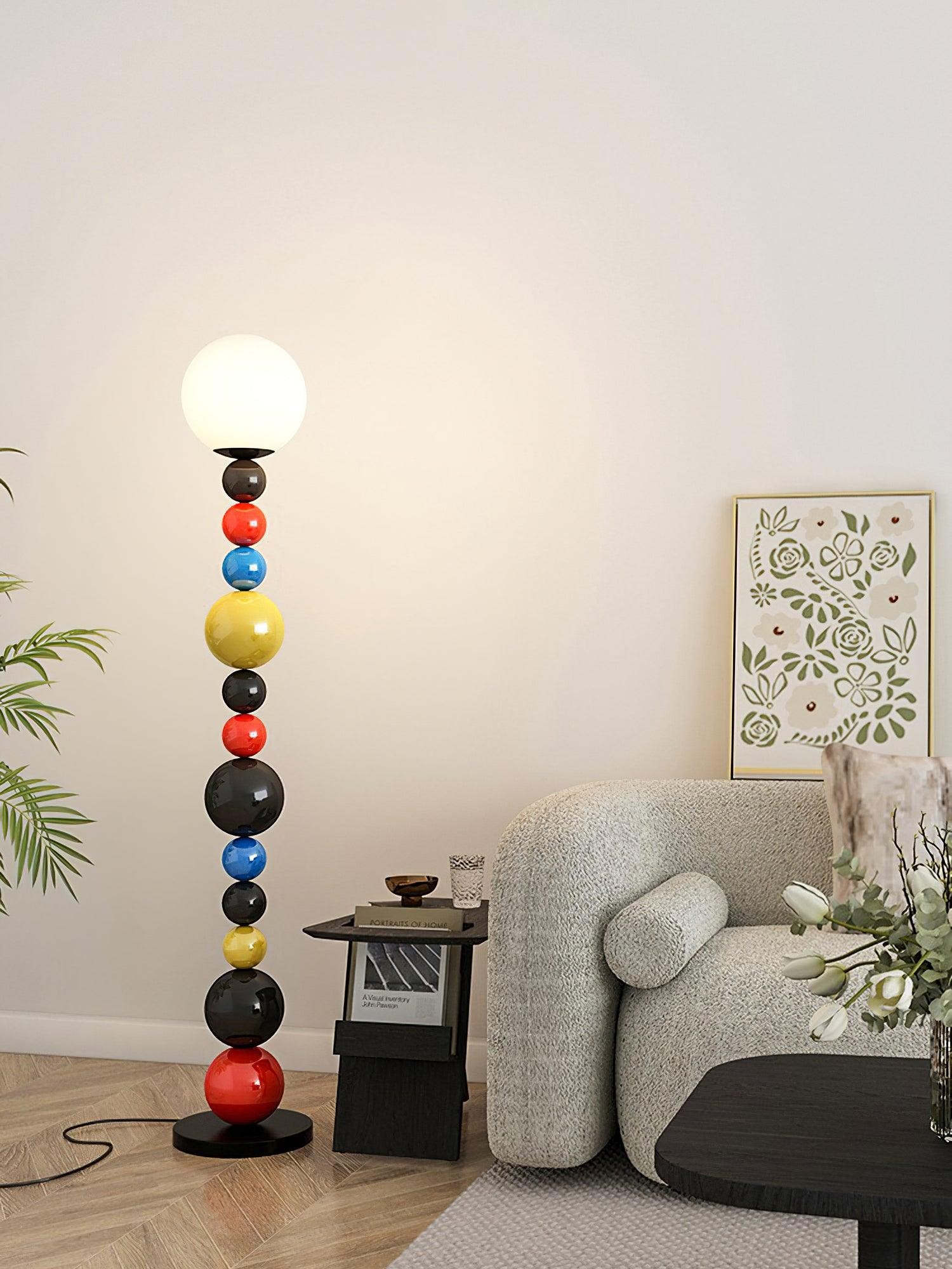 Colorful Round Ball Floor Lamp K327