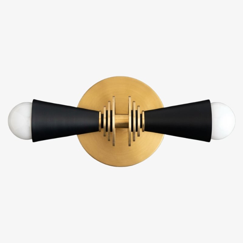 Pyralis Cone Art Deco Wall Light - Multi-Directional Sconce for Vanity or Wall K1485