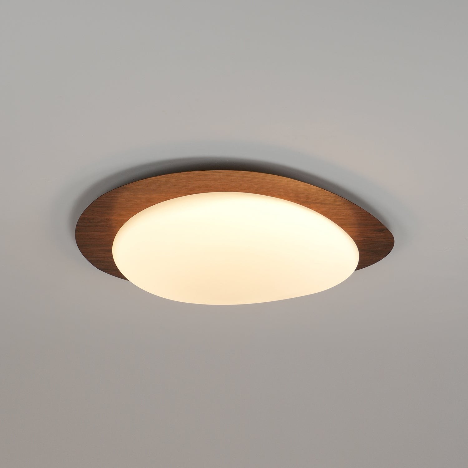 Pebble Walnut Ceiling Light K583