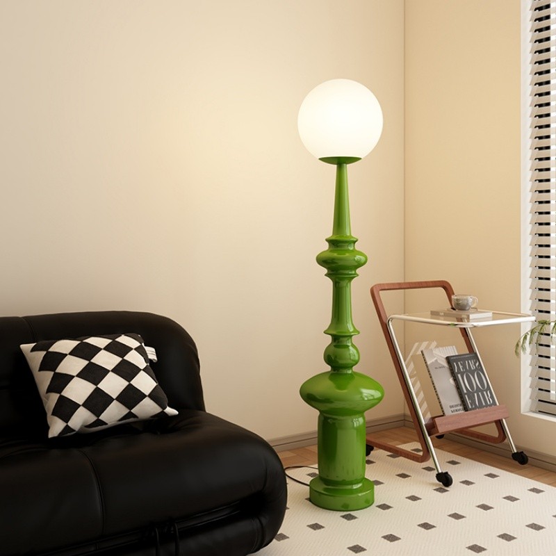 Retro Creative Roman Chess Column Floor Lamp K163