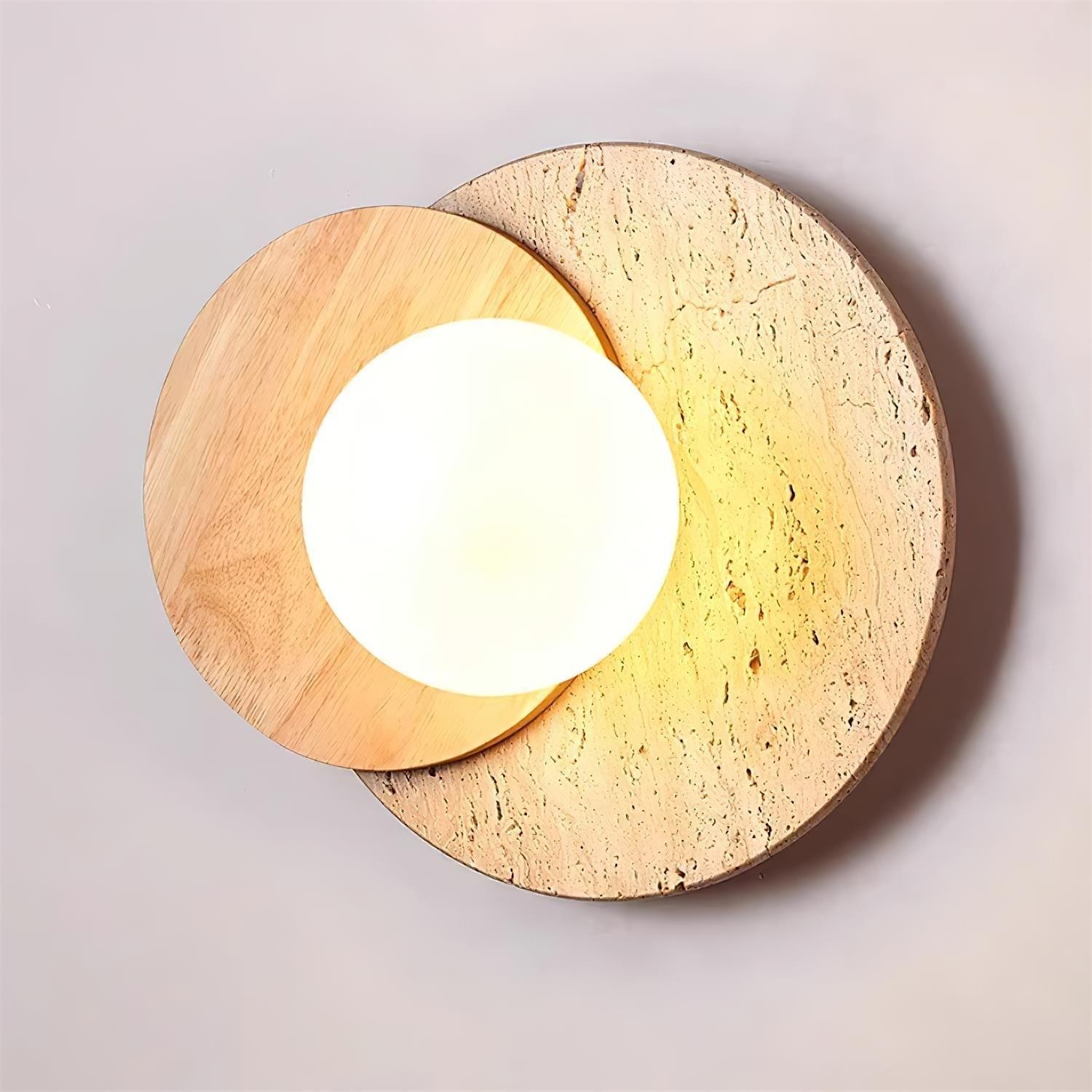 Wabi-sabi Eclipse Plug-In Wall Lamp K476