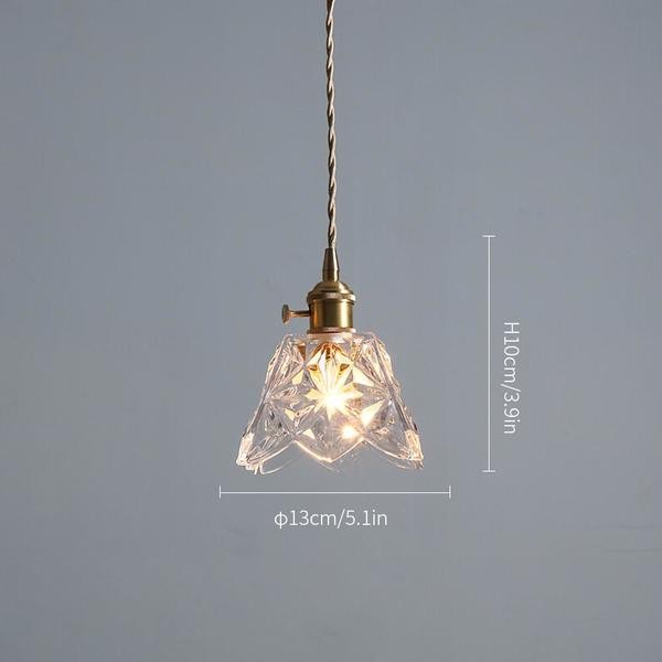 Clear glass pendant lights series