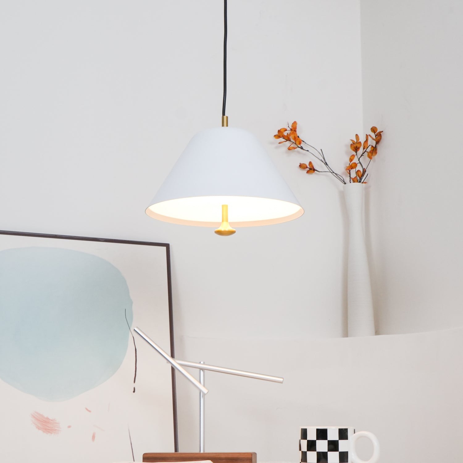 Metal Pear Pendant Lamp K452