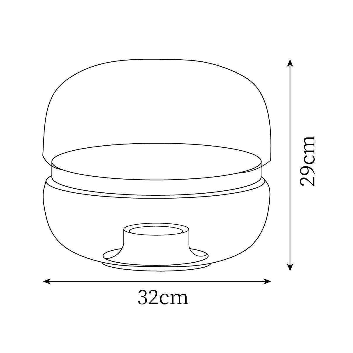Macaron Glass Modern Table Lamp K481