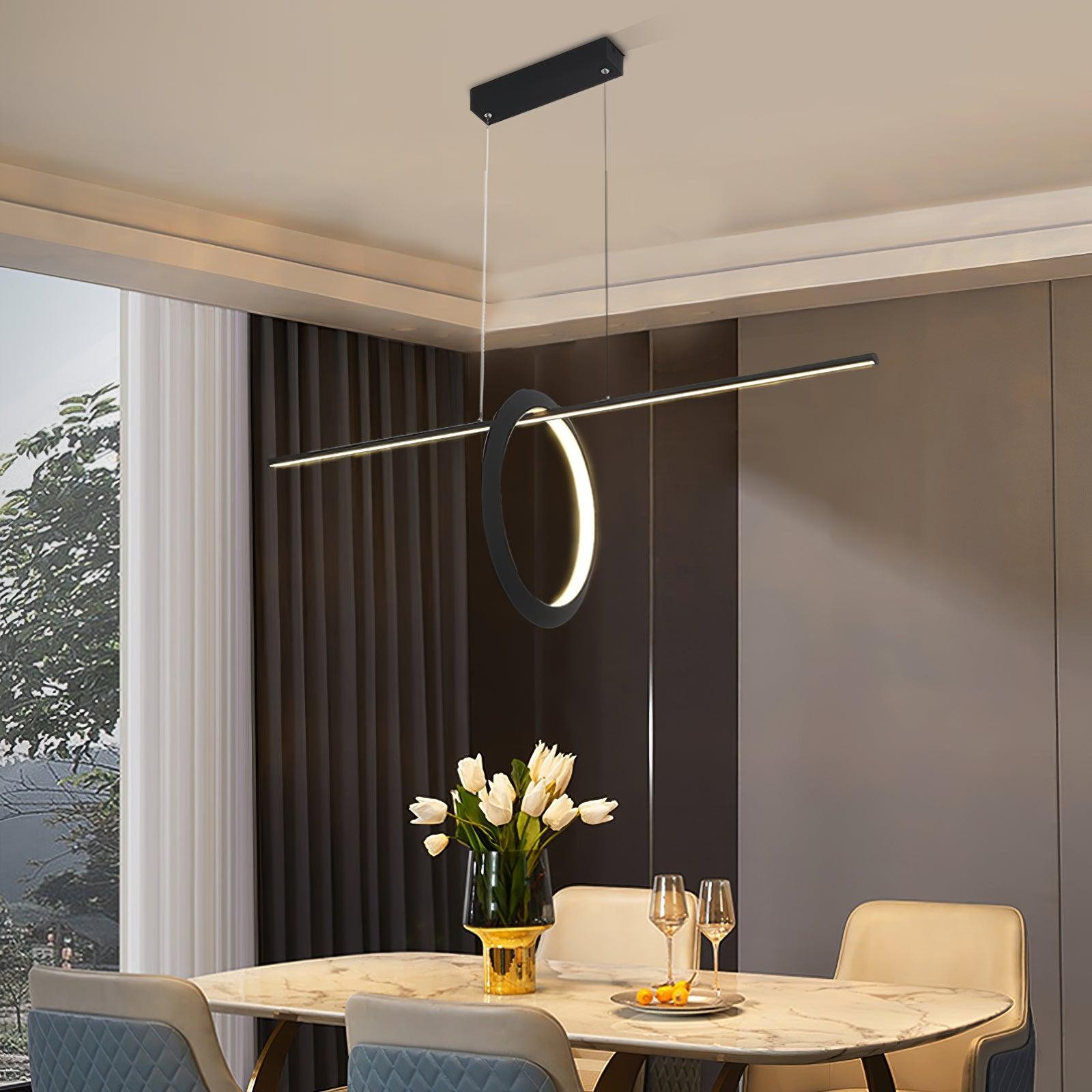 Minimalist High-End Geometric Line Pendant Light K433