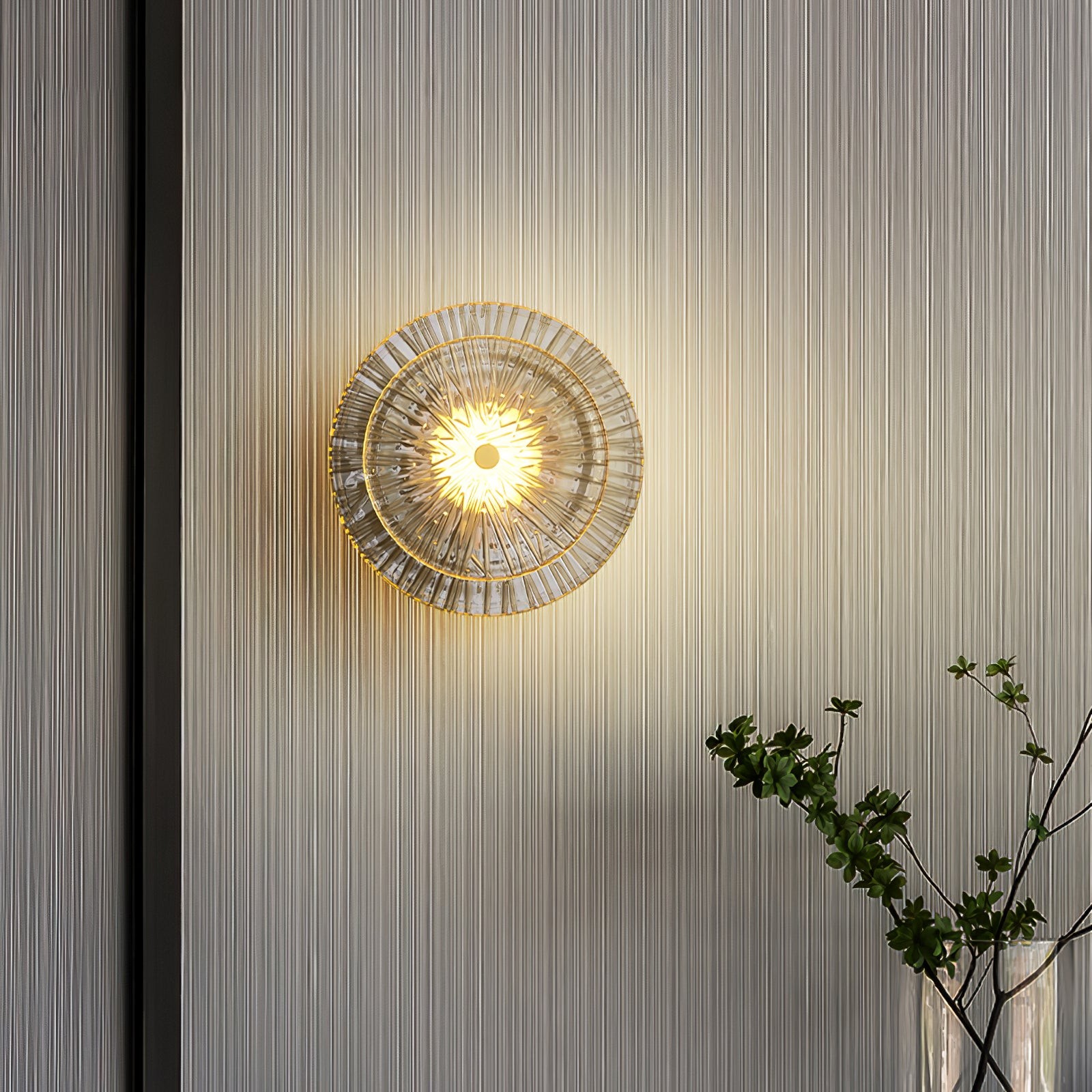 Modern Creative Round Crystal Wall Lamp K648
