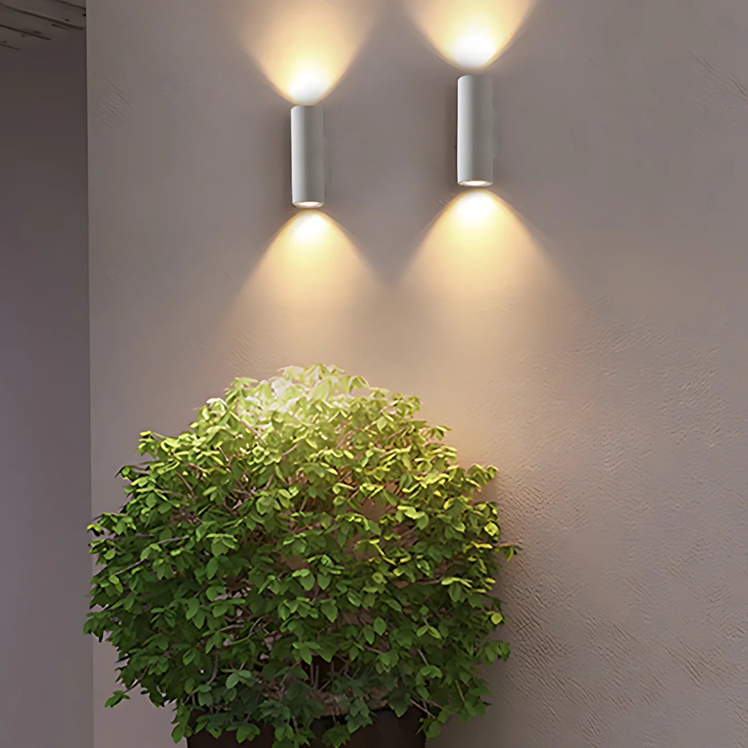 Midnight Glow Minimalist Cement Indoor Outdoor Wall Light D777