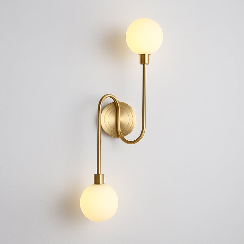 Holten Brass Armed Sconce D409