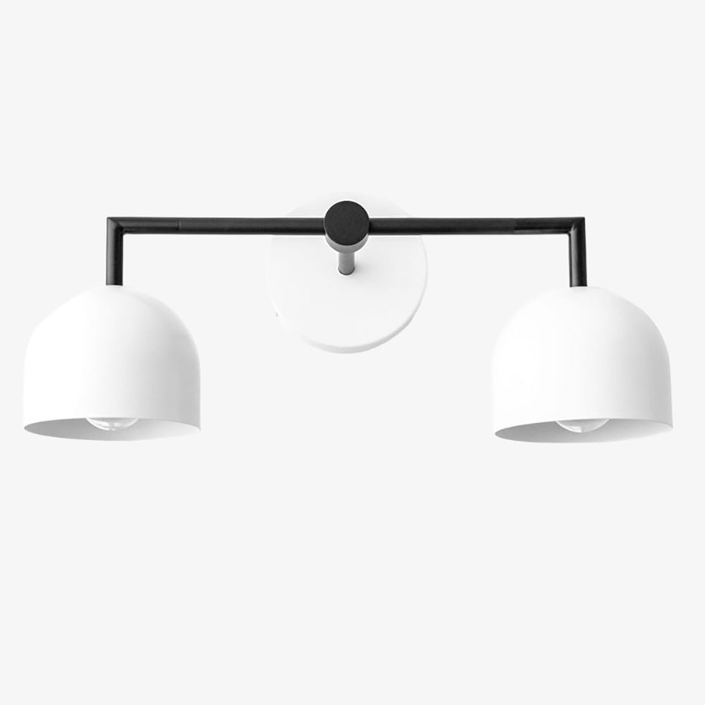 Metio Dome Farmhouse Vanity Wall Lamp - Colorful Dome Wall Sconce for Dressing Room K1596