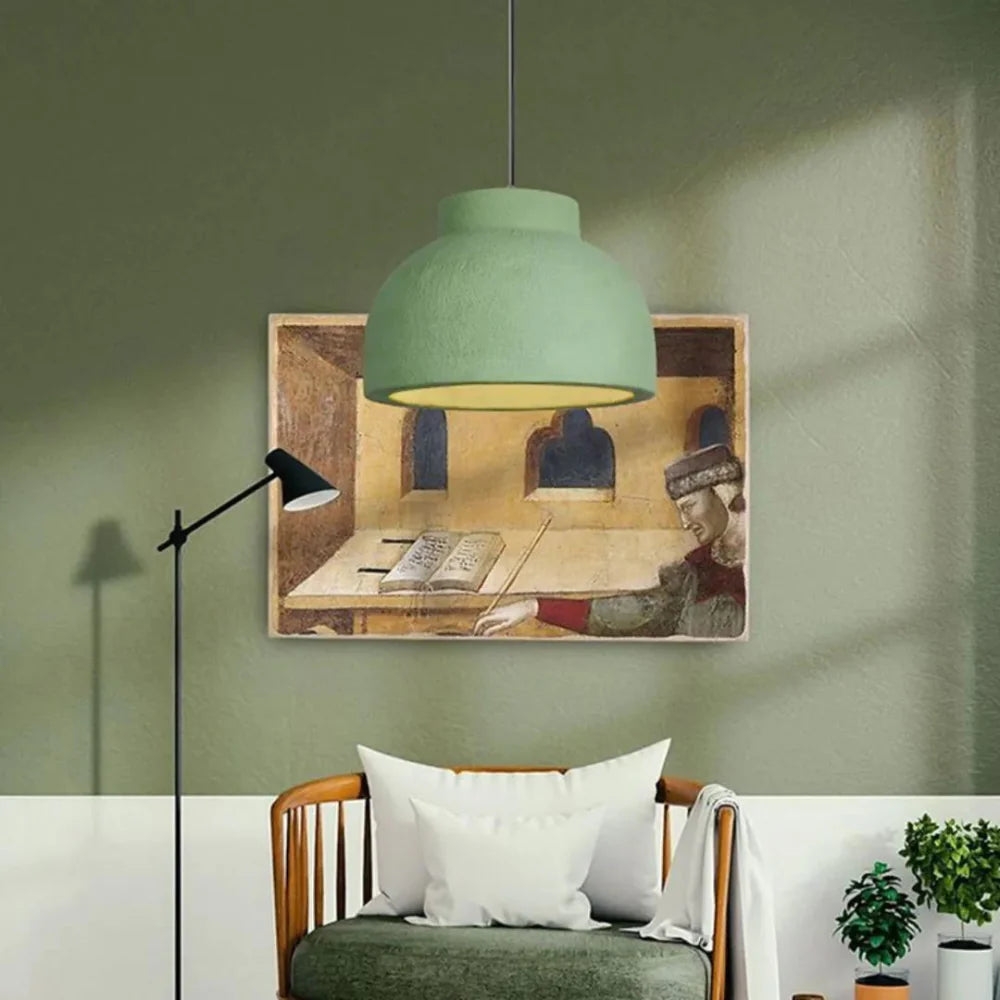 Nordic Bowl Minimalist Polystyrene Pendant Light D829