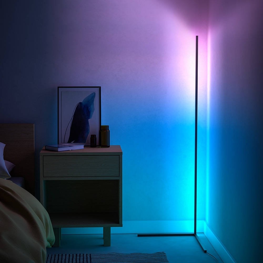 Modern Nordic Style Minimalist Dimmable Corner Tall Lamp
