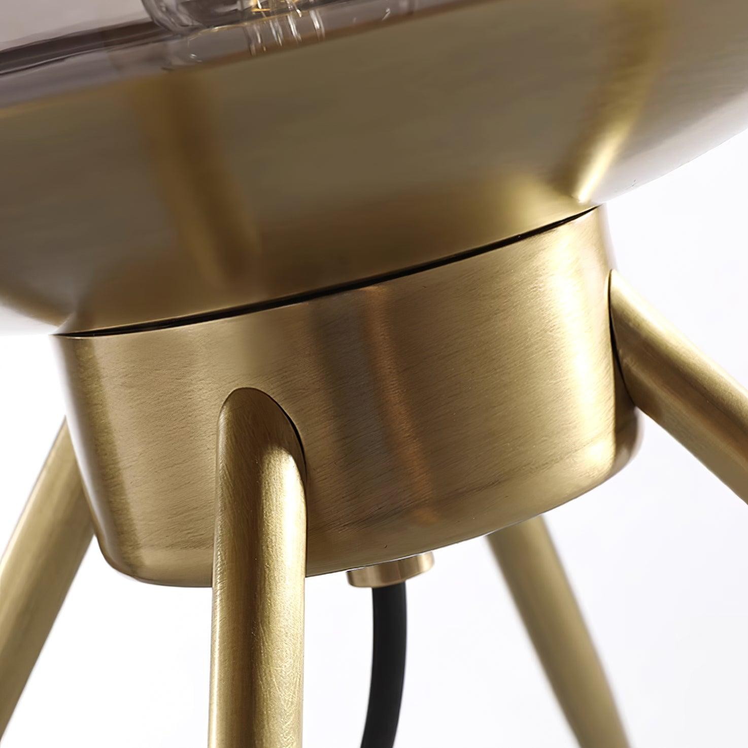 Luxury Personality Colored Glass Cover Tall Table Lamp K515