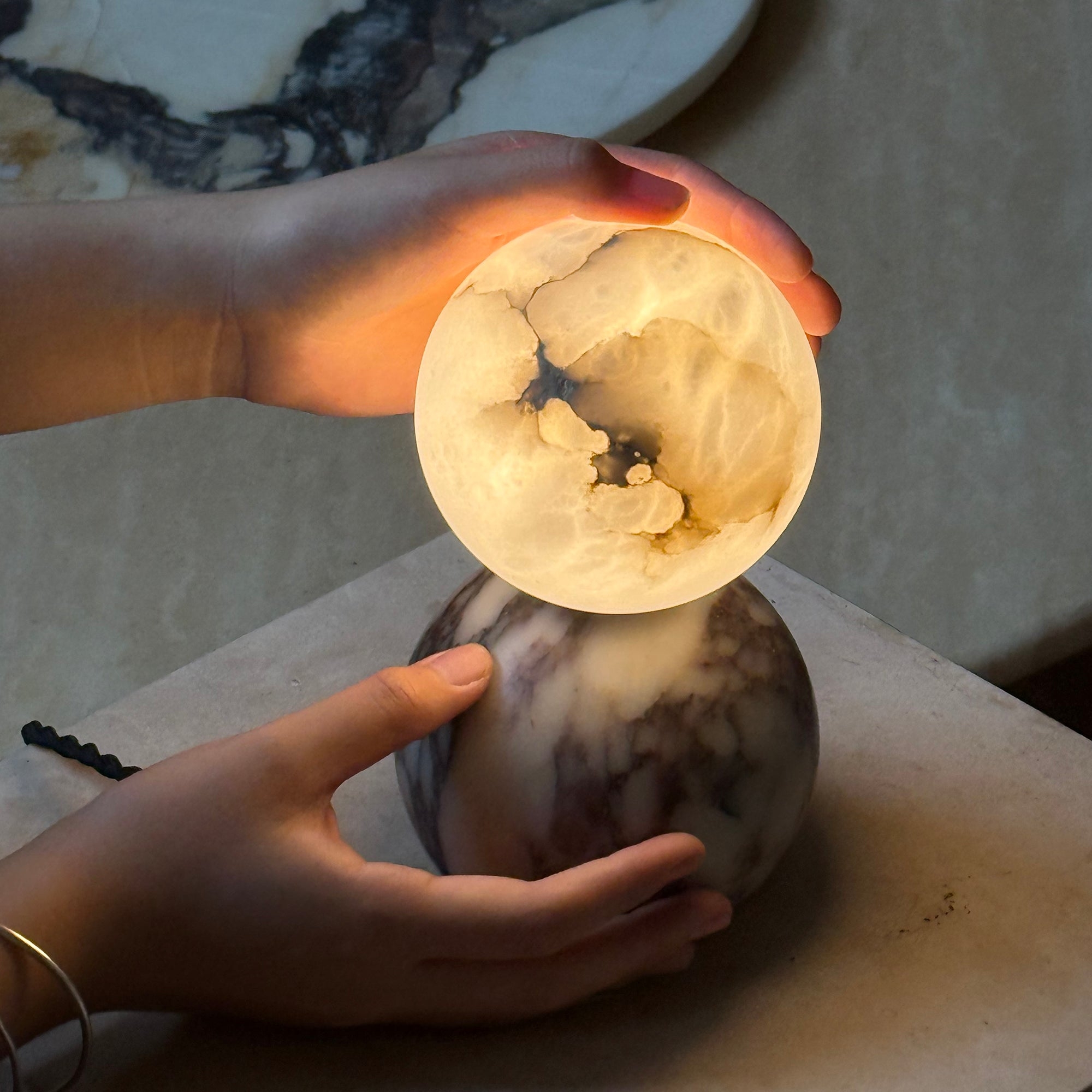 Lucide Marble Table Lamp D667