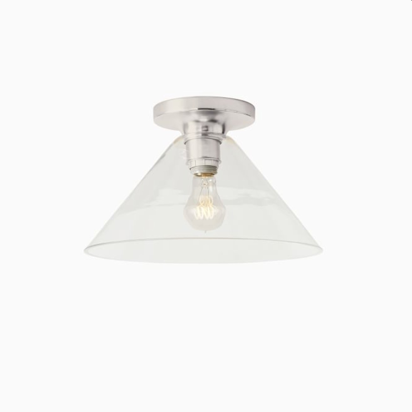 Conica Cone Flush Mount – Glass Ceiling Light for Modern Spaces K1396