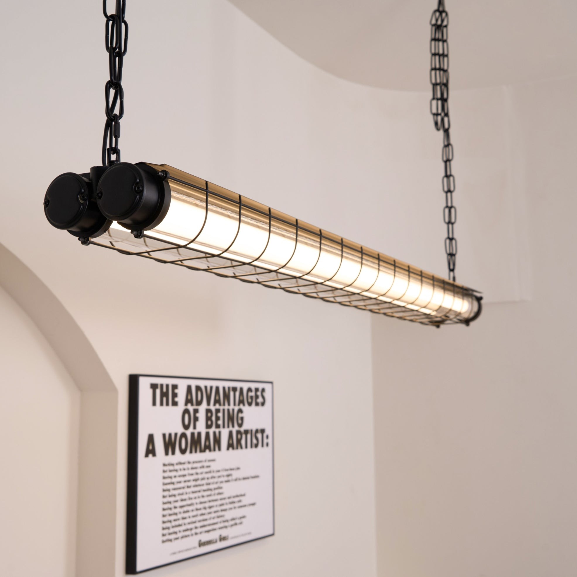 Industrial Linear Cage Chandelier K903