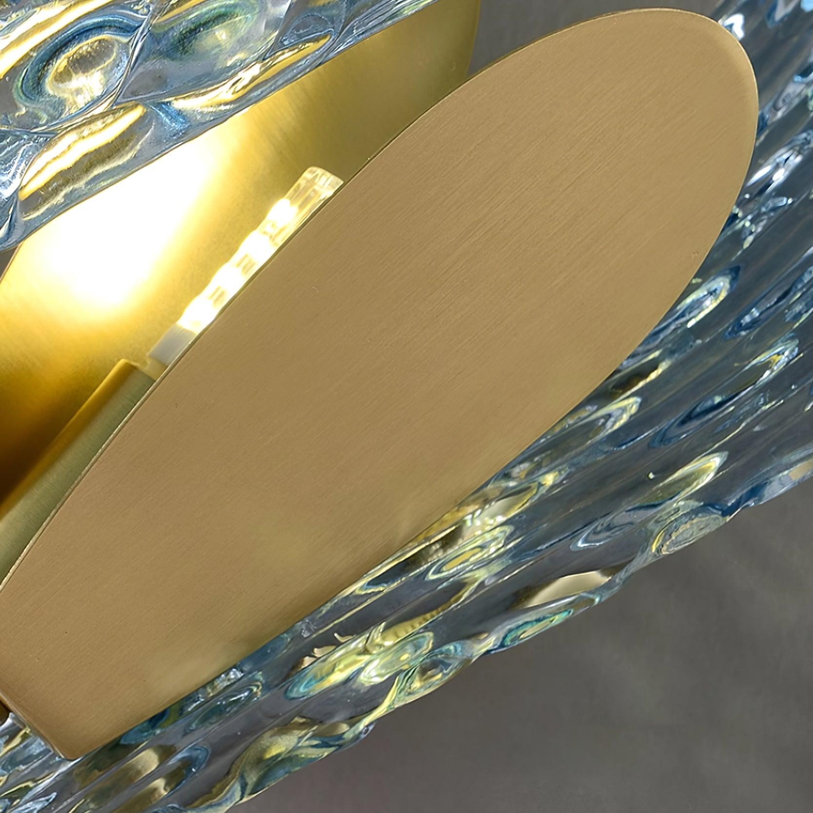 Creative Light Luxury Blue Ribbon Wall Lamp K265