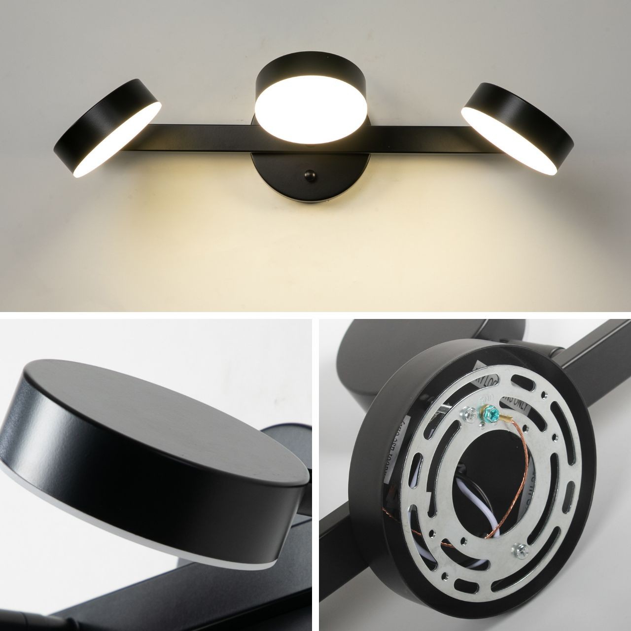 Modern Adjustable Multi Round Heads Bathroom Vanity Wall Light K117