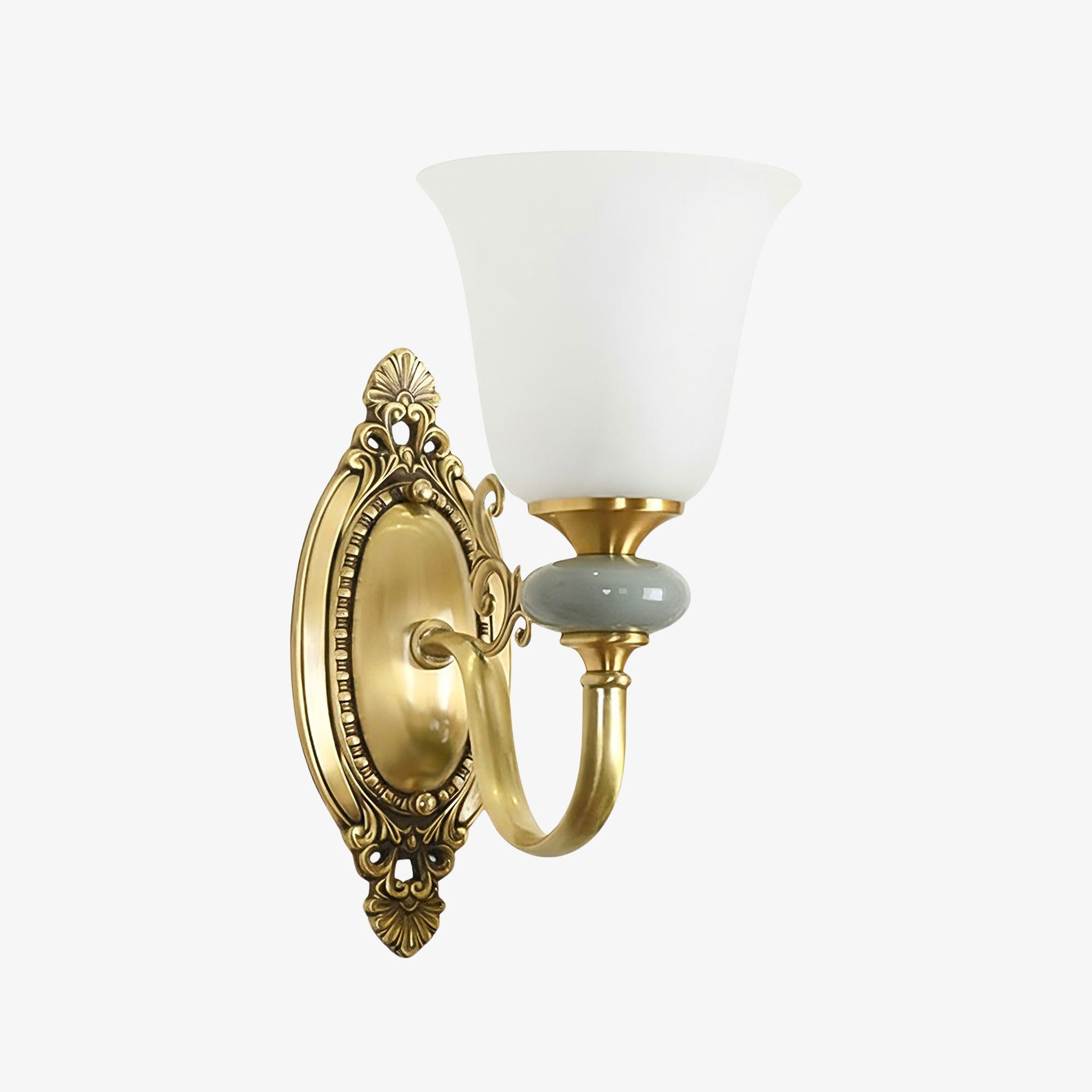 Rowanea Retro Fabric Wall Lamp - Elegant Fixture for Bedroom and Hallway K2214