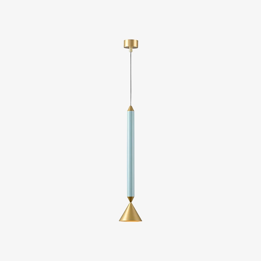 Vertara Minimal Cone Pendant Light - Sleek Architectural Hanging Lamp for Dining and Kitchen K2379