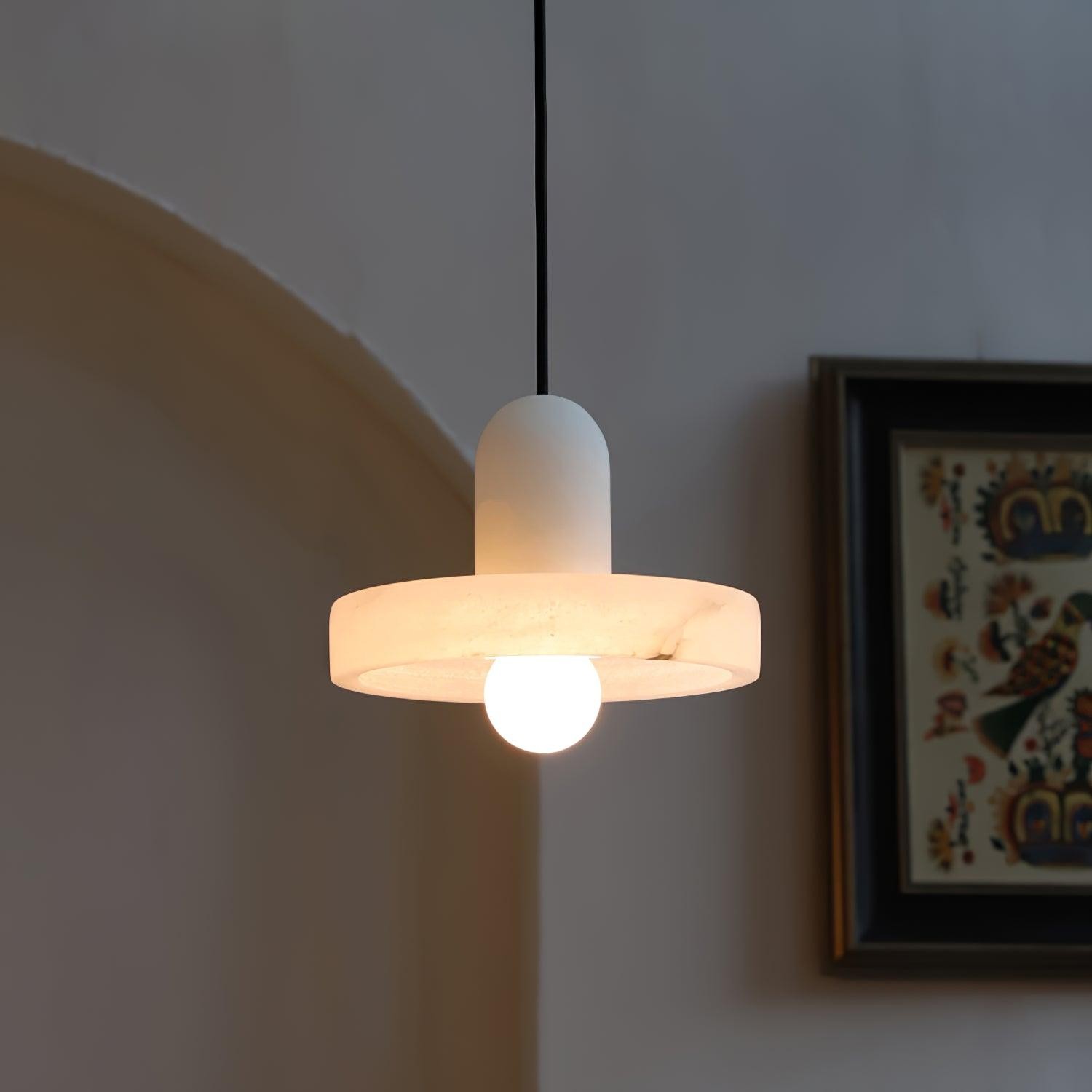 Elegant Creative White Alabaster Pendant Light K823