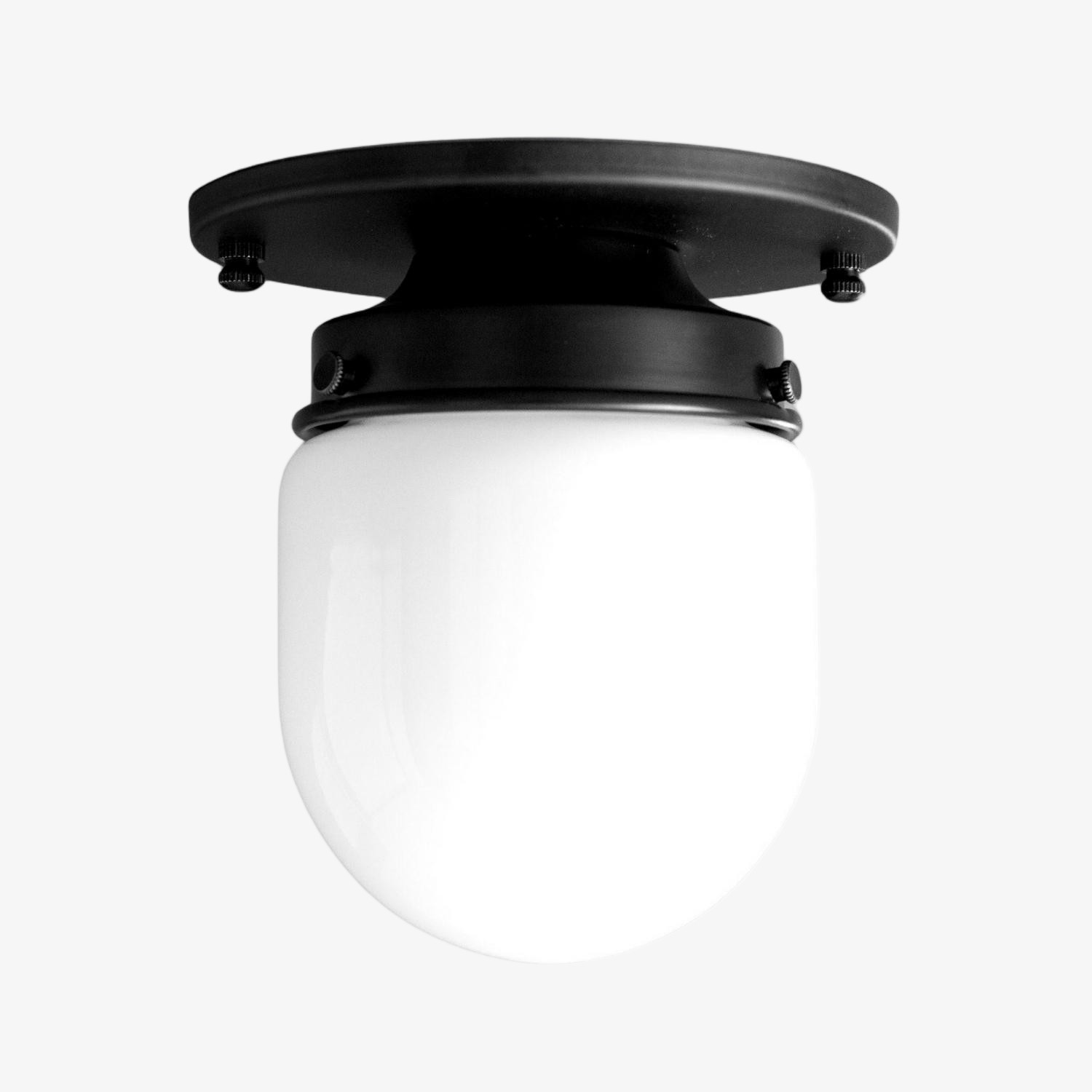 Opalume Glass Ceiling Light and Wall Light - Art Deco Small Globe Fixture for Entryway K1456