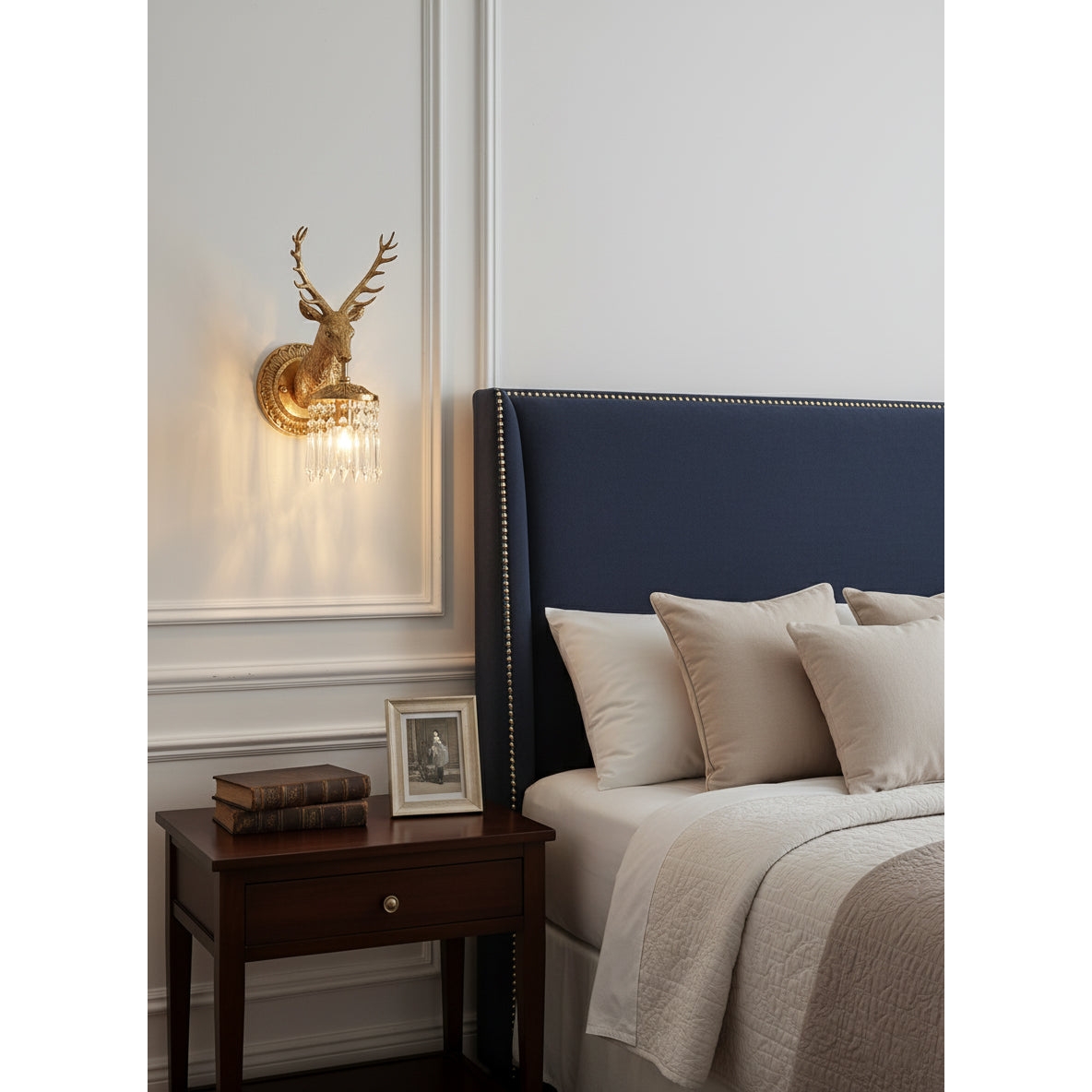 Antler Crystal Wall Lamp D740