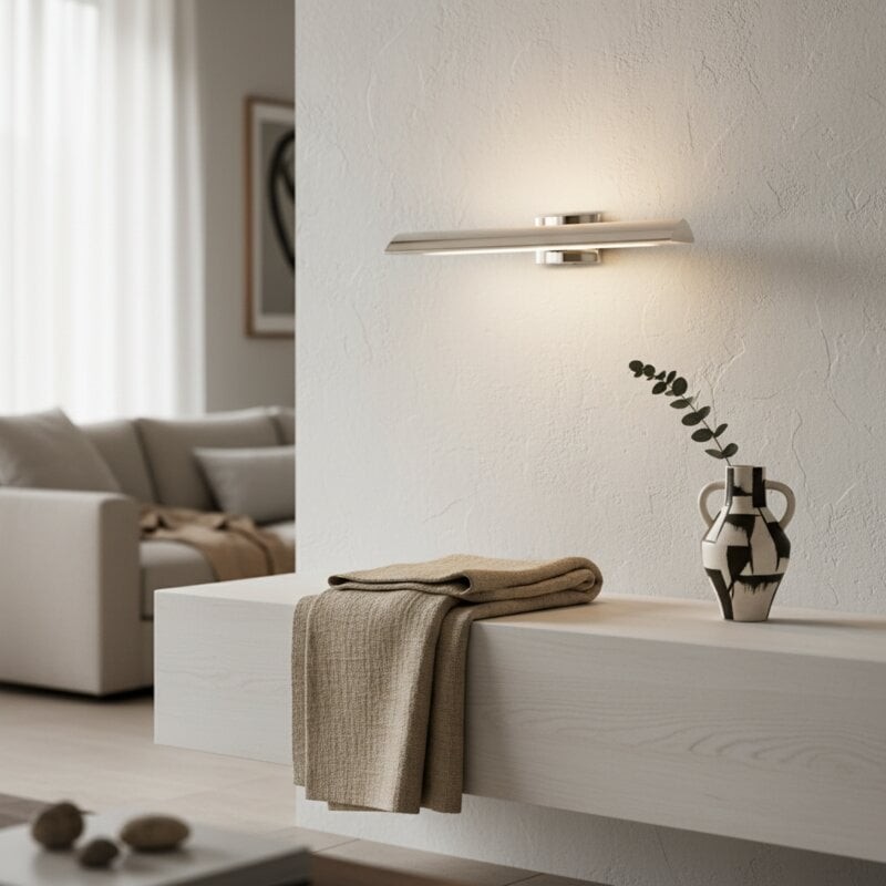 Libris Wall-Mounted Picture Light - Minimalist Linear Metal Frame for Artwork & Hallway K2180