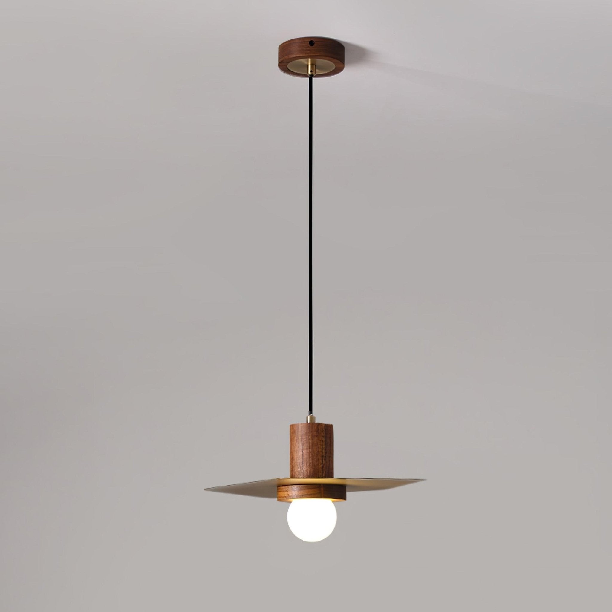 Walnut Copper Jupiter Pendant Lamp K833