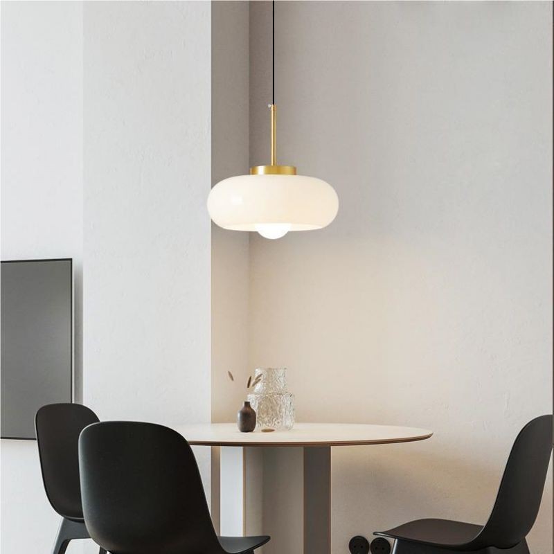 Bauhaus Style Vintage Glass Pendant Light K58
