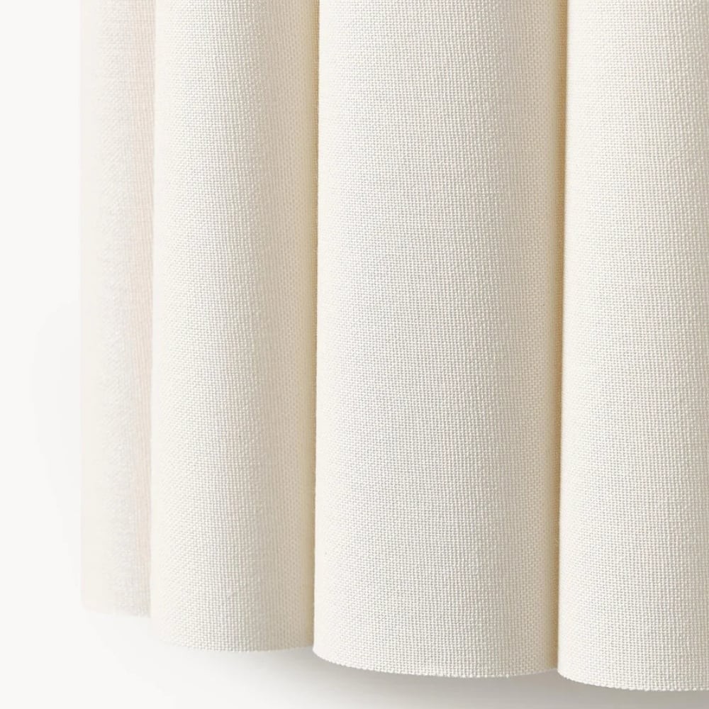 Velura Linen Fold Wall Sconce - Fabric Soft Pleated Design Ambient Lighting for Bedroom or Hallway K1761