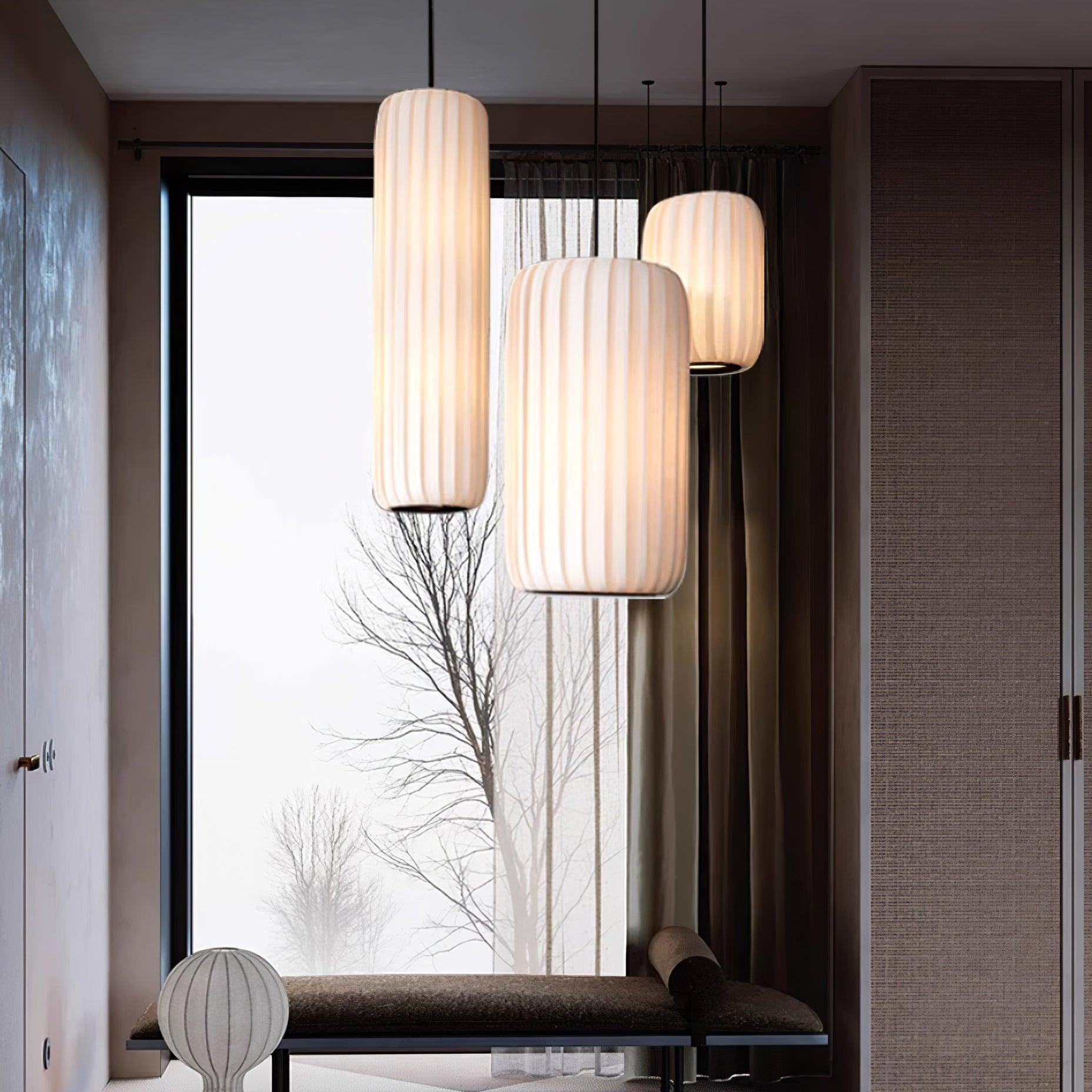 Scandinavian Minimalist Fabric Pendant Lamp K643