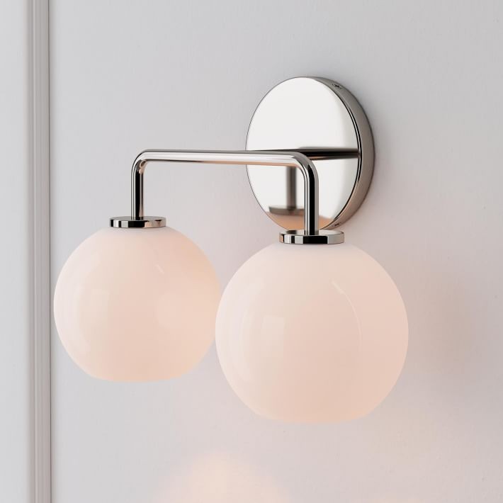 Selvion Artistic Globe Sconce Light - Handcrafted Glass Sculptural Wall Fixture K1158