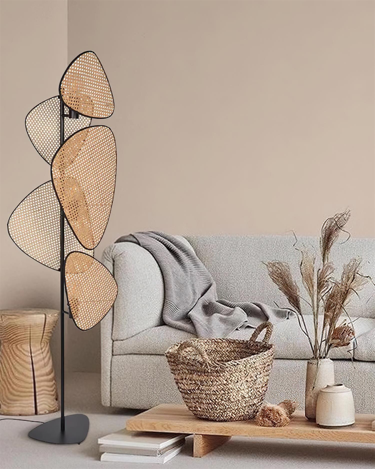Creative Natural Rattan Floor Lamp K660