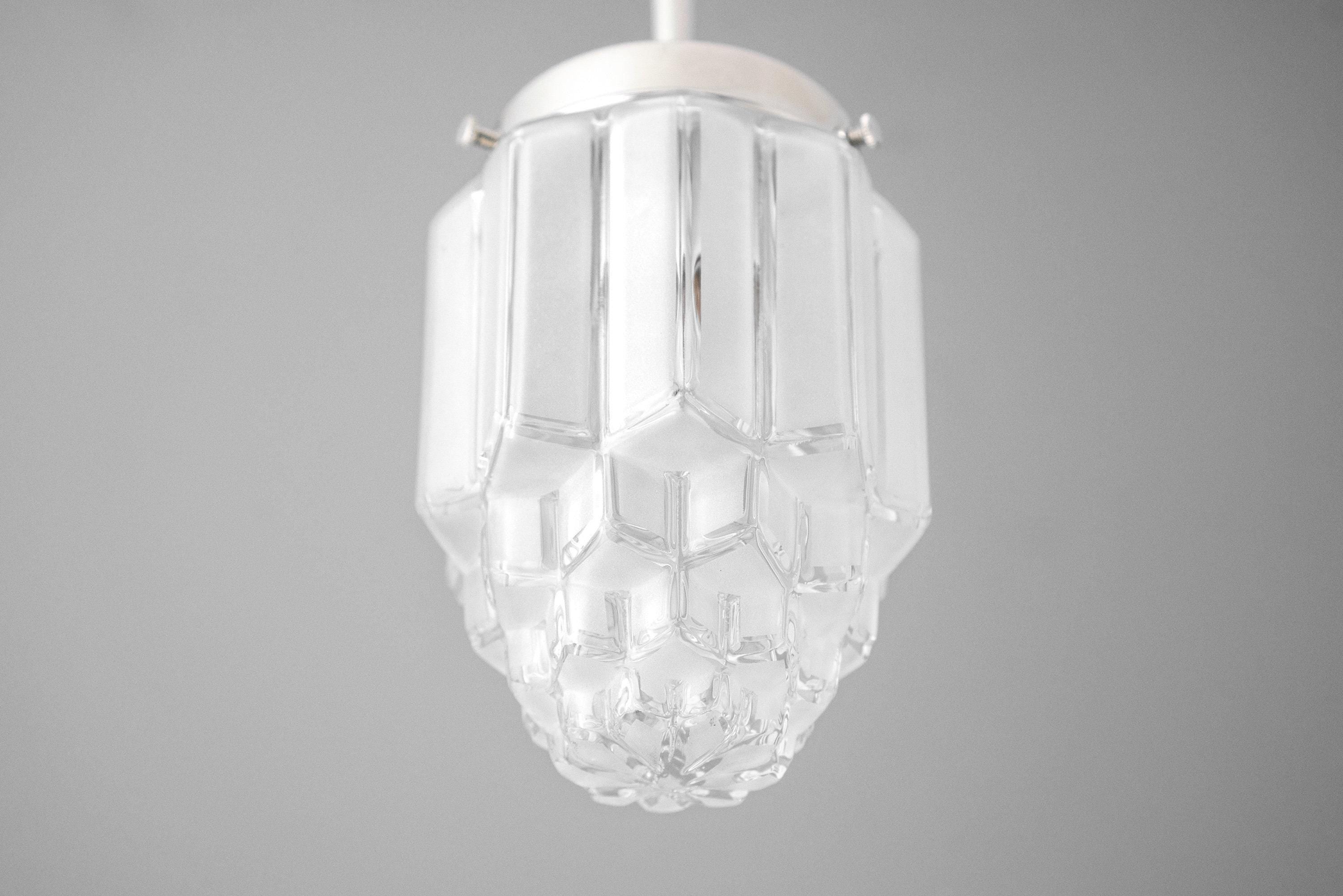 Tierlux Glass Pendant Light - Art Deco Globe Design K1525