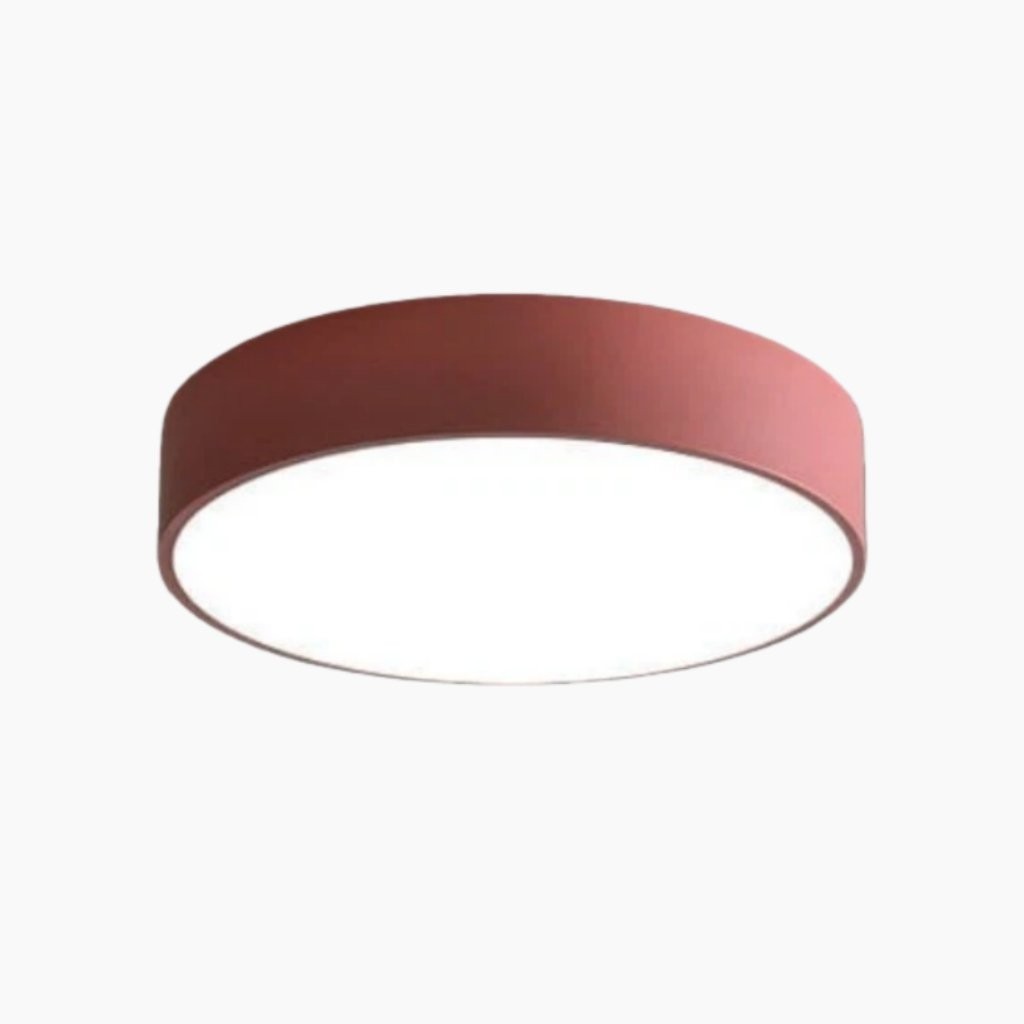 Rondi Minimalist Round LED Ceiling Light - Circular Iron Design for Living Room and Bedroom K2135
