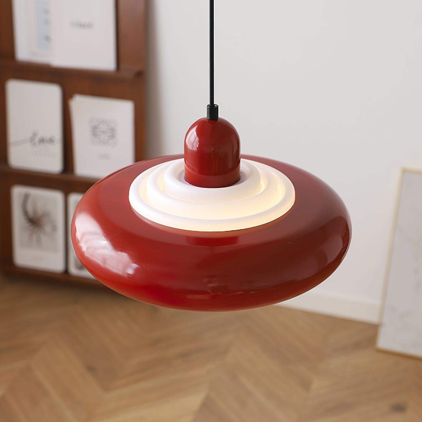 Multi-tiered Round Tower Cream Color Pendant Lamp K284