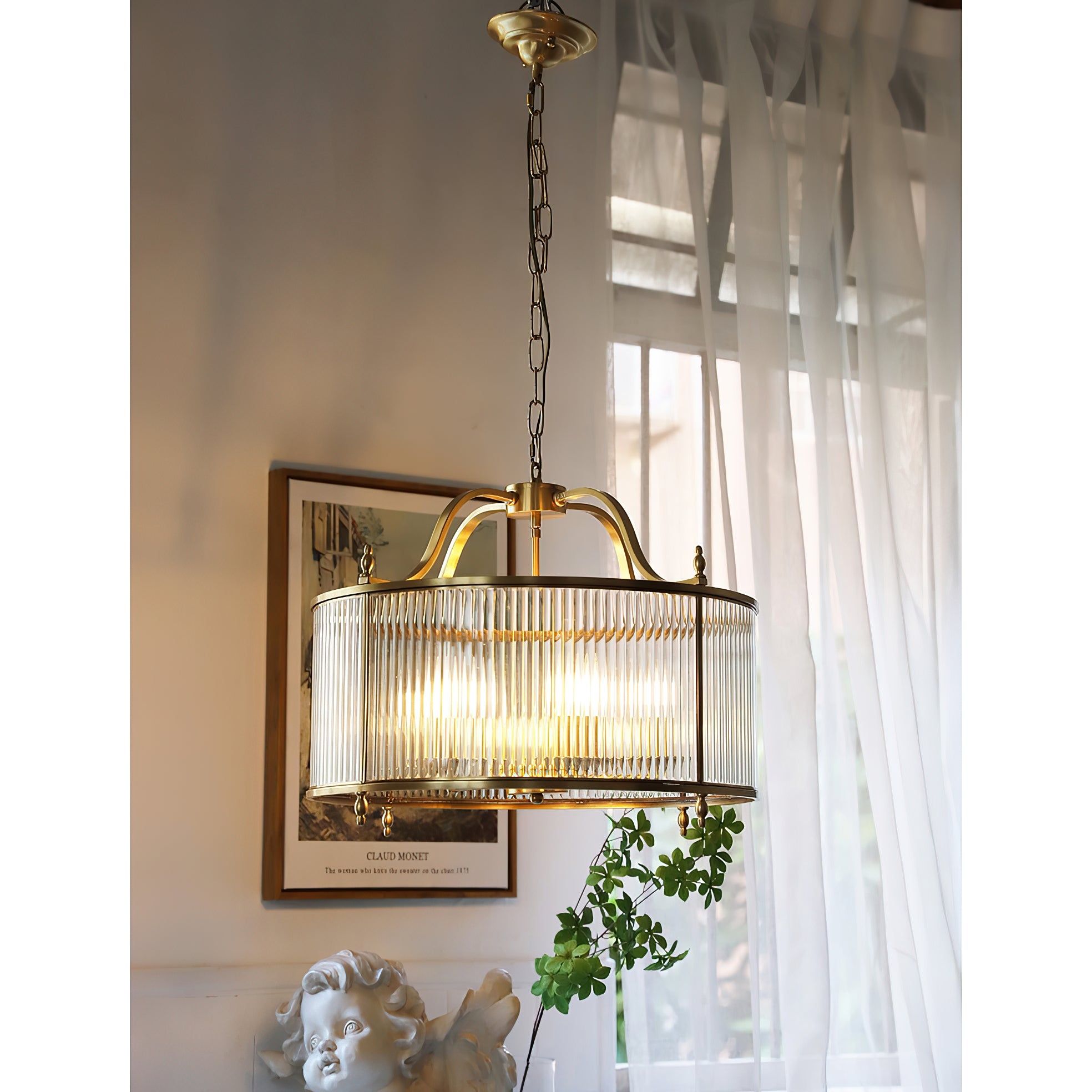 Lambeth Glass Chandelier D701