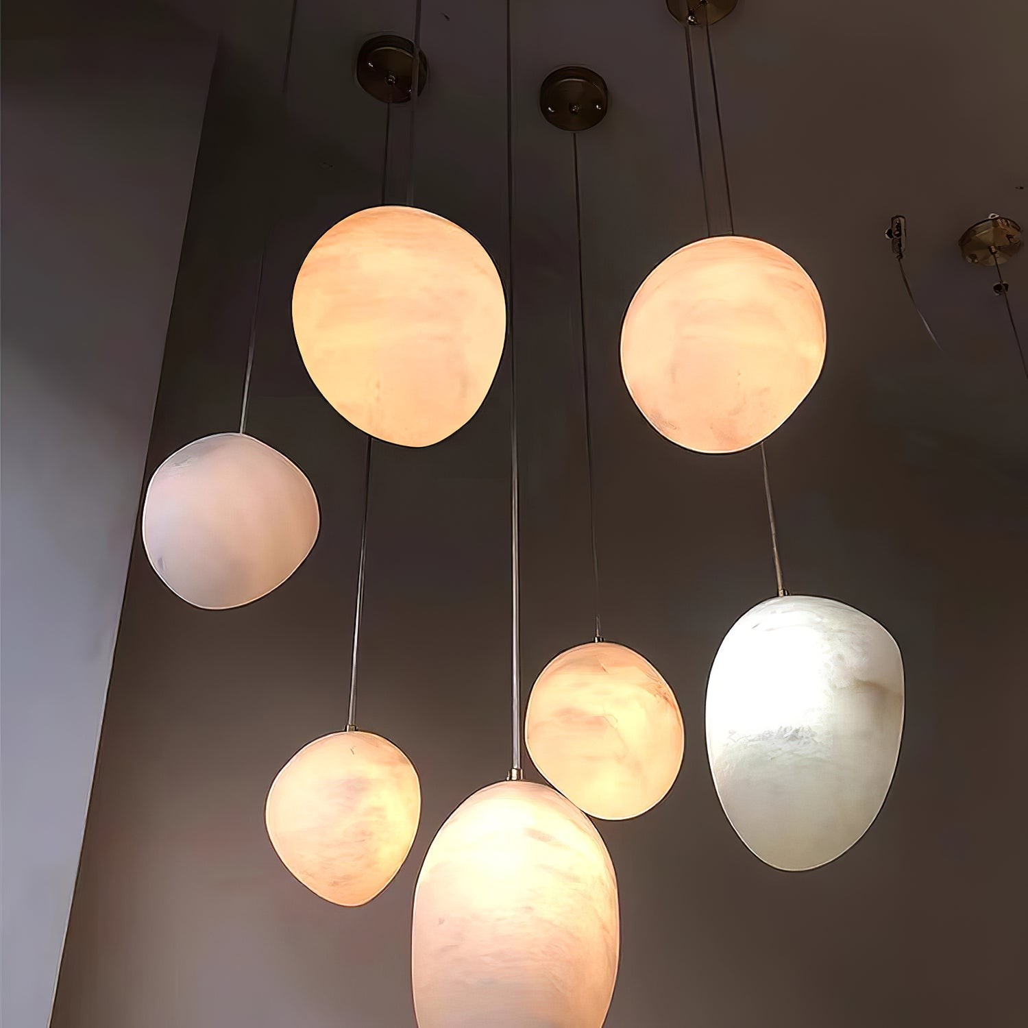 Pebbles Alabaster Pendant Lamp K584