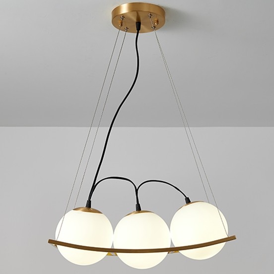 Curved Pea Pendant Lamp