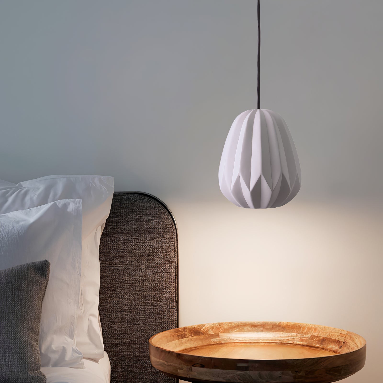 Papaya Resin Pendant Lamp K1064
