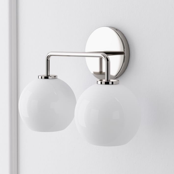 Selvion Artistic Globe Sconce Light - Handcrafted Glass Sculptural Wall Fixture K1158