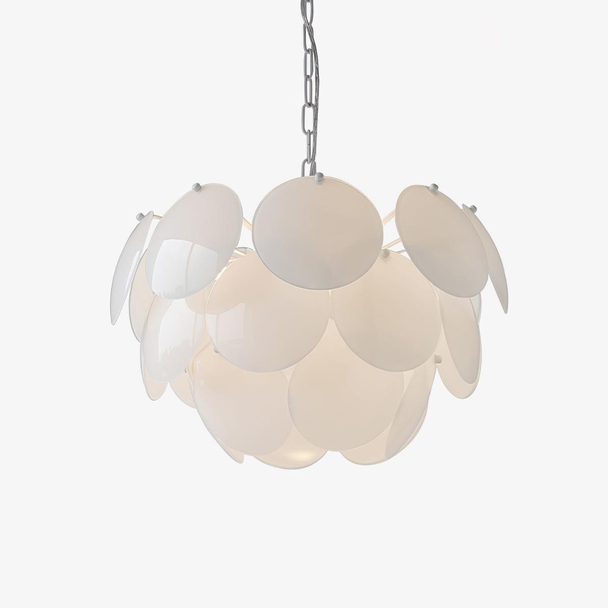 Luxury Fashion Luminous Petal Glass Chandelier K473