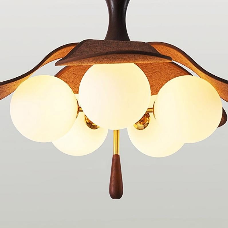 Orrise Series Sculptural Globe Cluster Pendant Lamp - Metal and Glass Pendant Light K2095