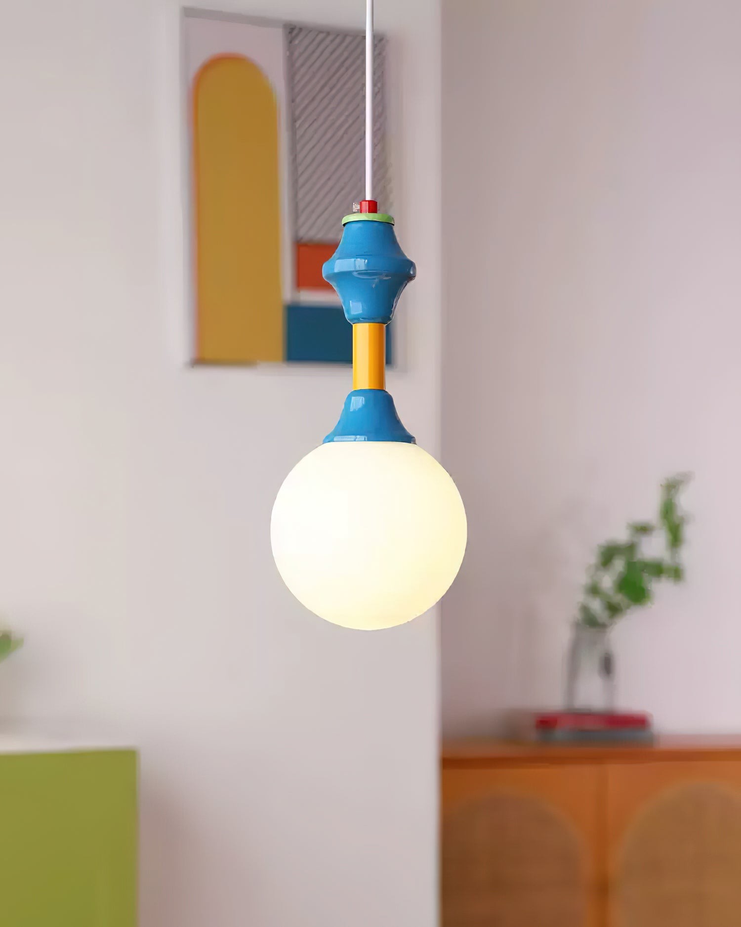 French Blue And White Atmosphere Pendant lamp K687