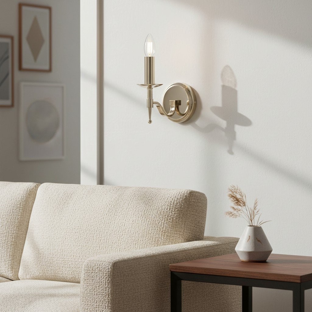 Tela Classic Wall Sconce Metal Wall Light - Elegant Wall Sconce Ideal for Hallway K1793