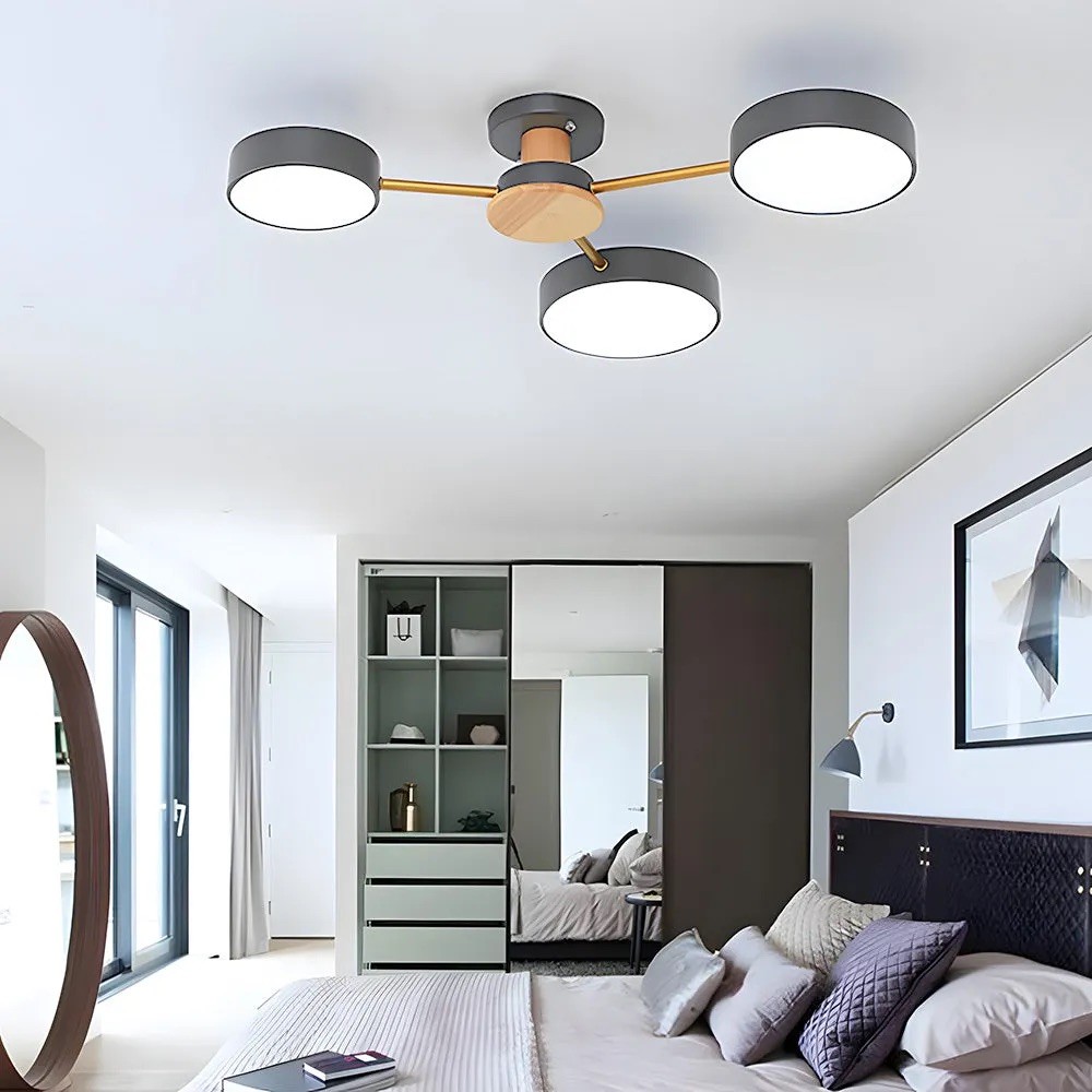 Nordic Multi Heads Round Led Ceiling Light K934