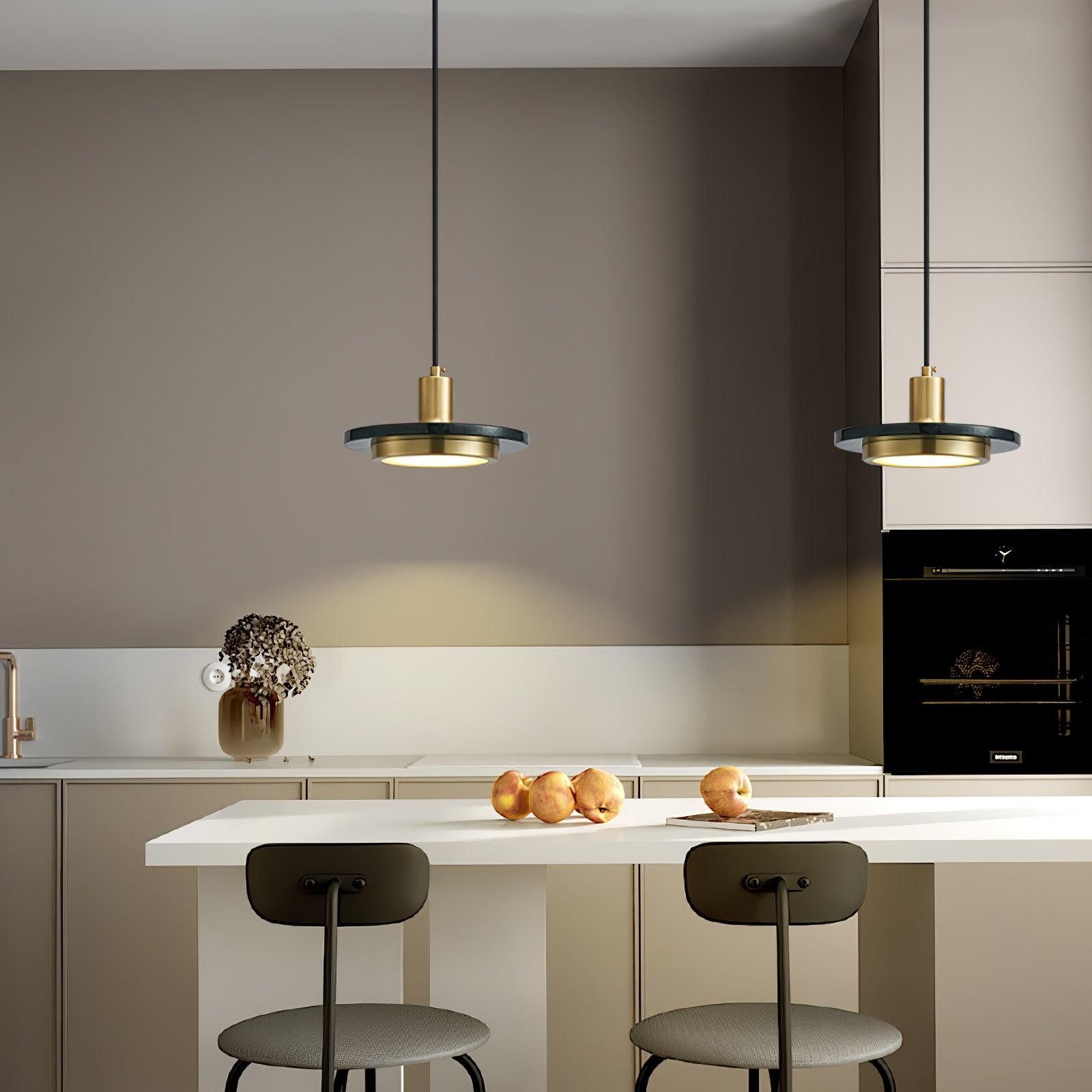 Double Circle Pendant Light K357
