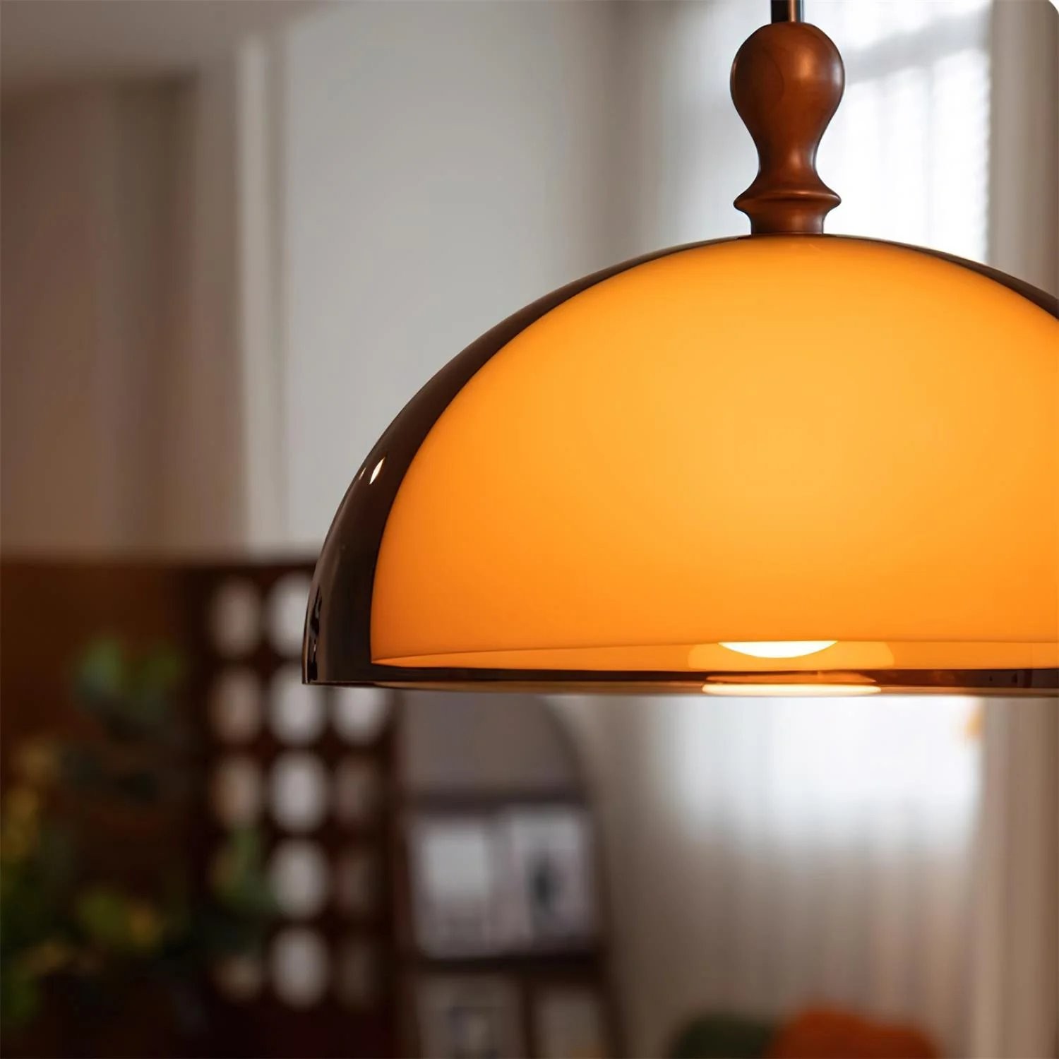 Afterglow Sculptural Sunset Acrylic Pendant Light - Warm Ambient Lighting for Dining Room K2068