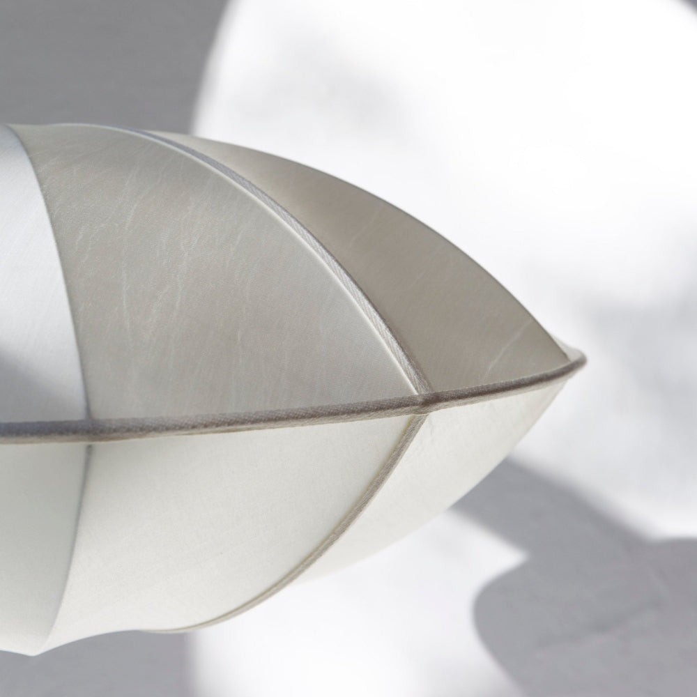 Scandinavian Textile Bubble Pendant Light – Warm Ambient Illumination K127